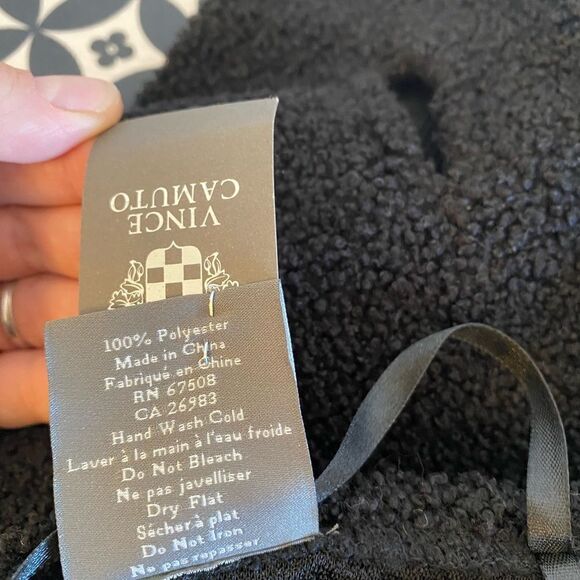 Vince Camuto Cozy Belted Ruana Open Front Cape/Kimono - Picture 4 of 8